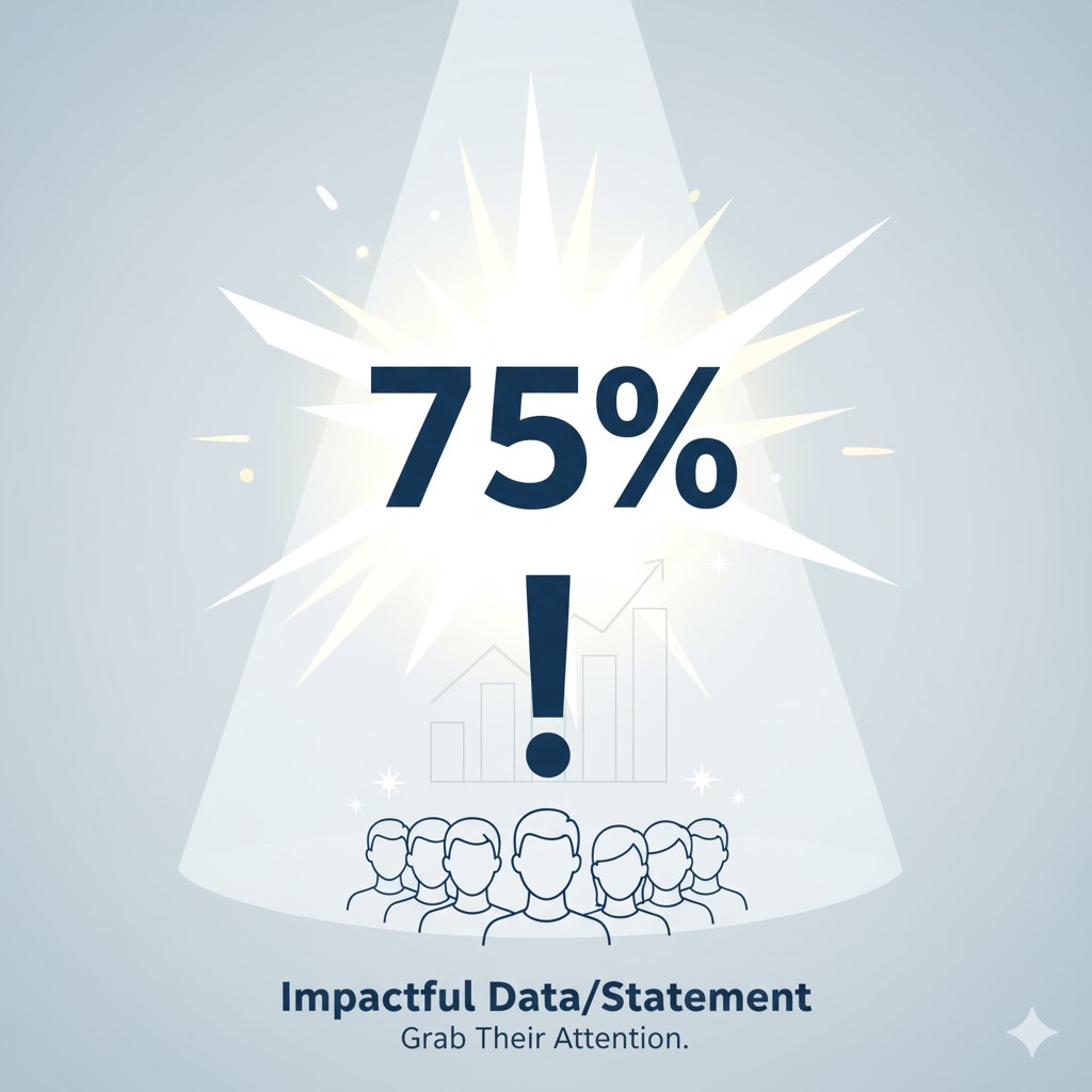 Presentation Hooks - impactful statement