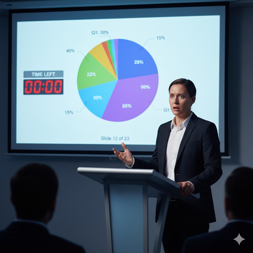 presentation time is up